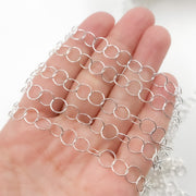 Sterling Silver Smooth Round Link Chain
