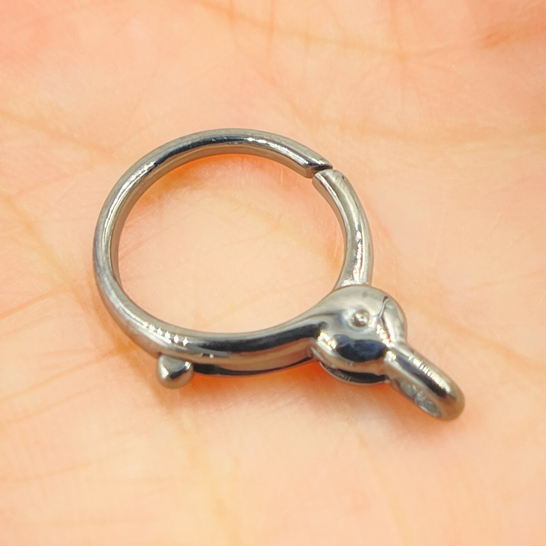 239. Sterling Silver Round Trigger Clasp