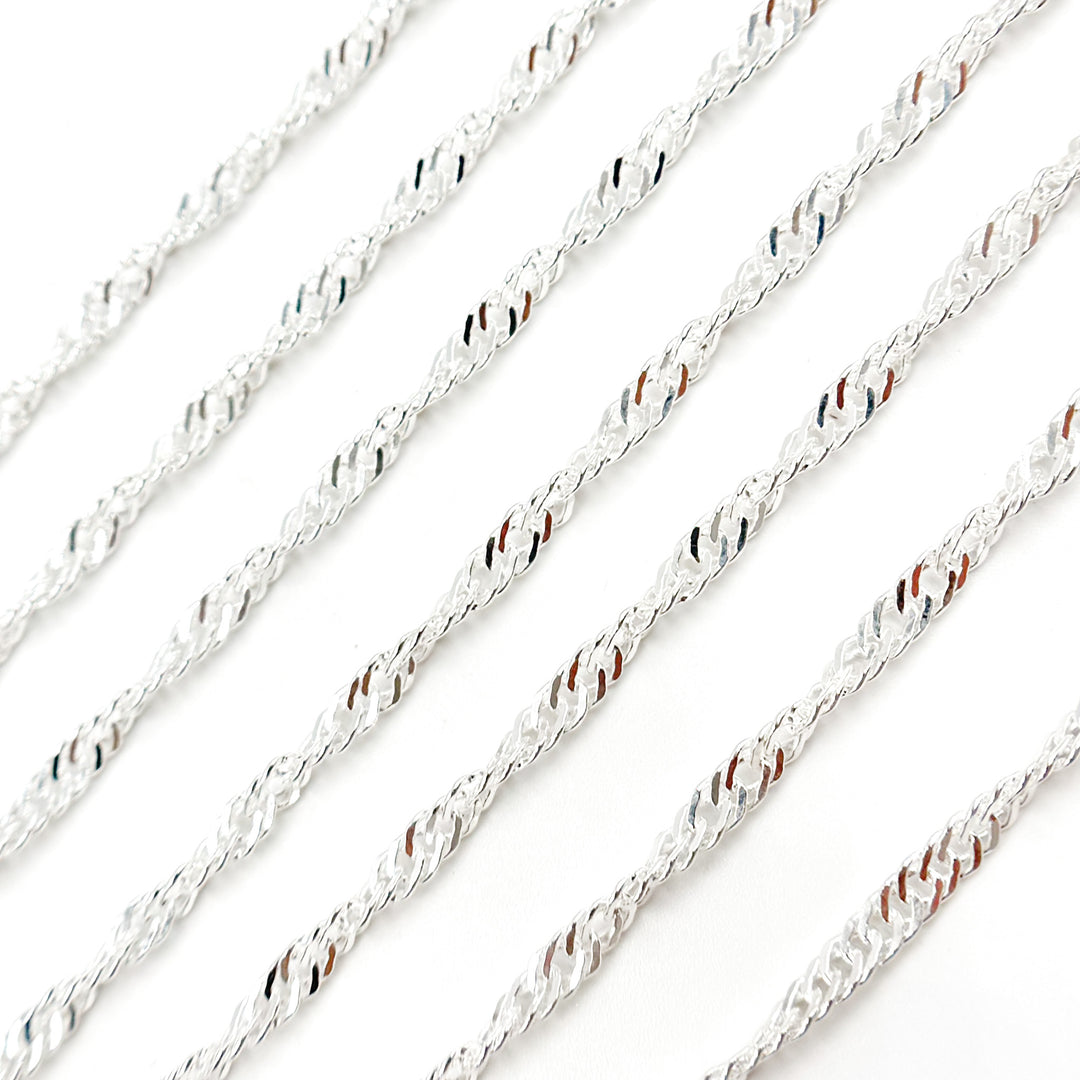 Sterling Silver Singapore Link Chain