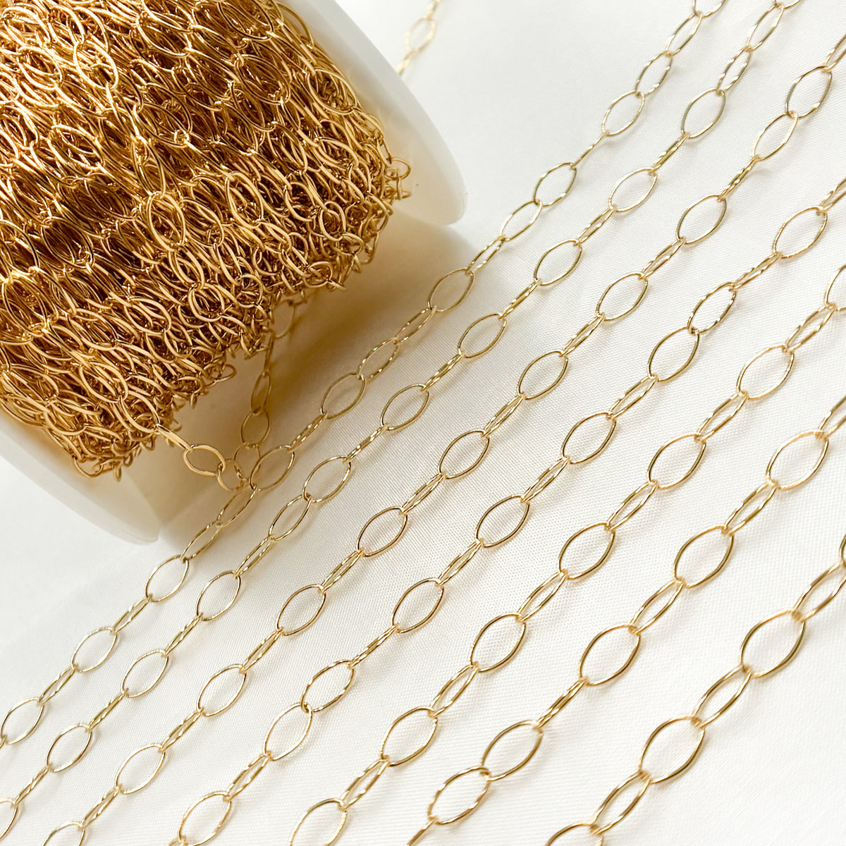 14K Gold Filled Smooth Cable Chain