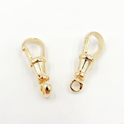 17MM Gold-plated Sterling Silver Swivel Clasp