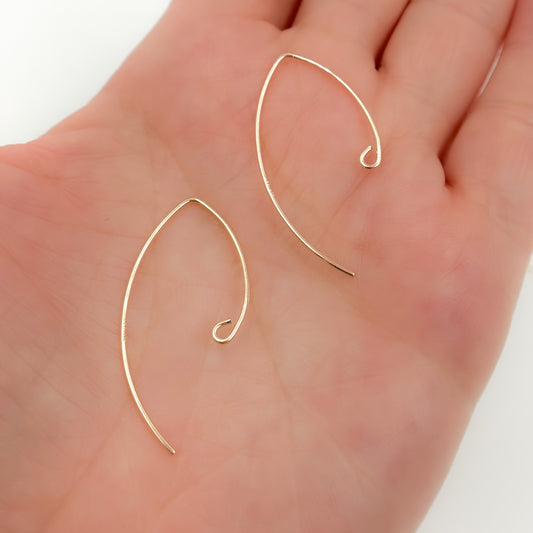 Gold Filled V Shape Ear Wire
