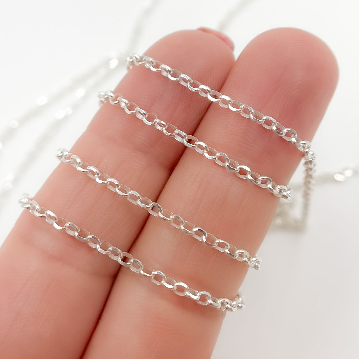 Sterling Silver Rolo Chain