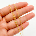 Load image into Gallery viewer, 025CRDLG18K. 18K Solid Yellow Gold Rope Chain

