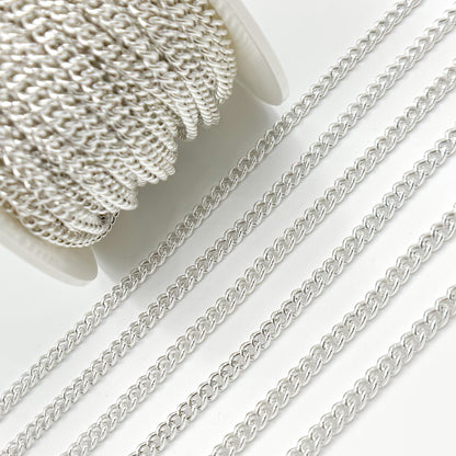Sterling Silver Curb Chain