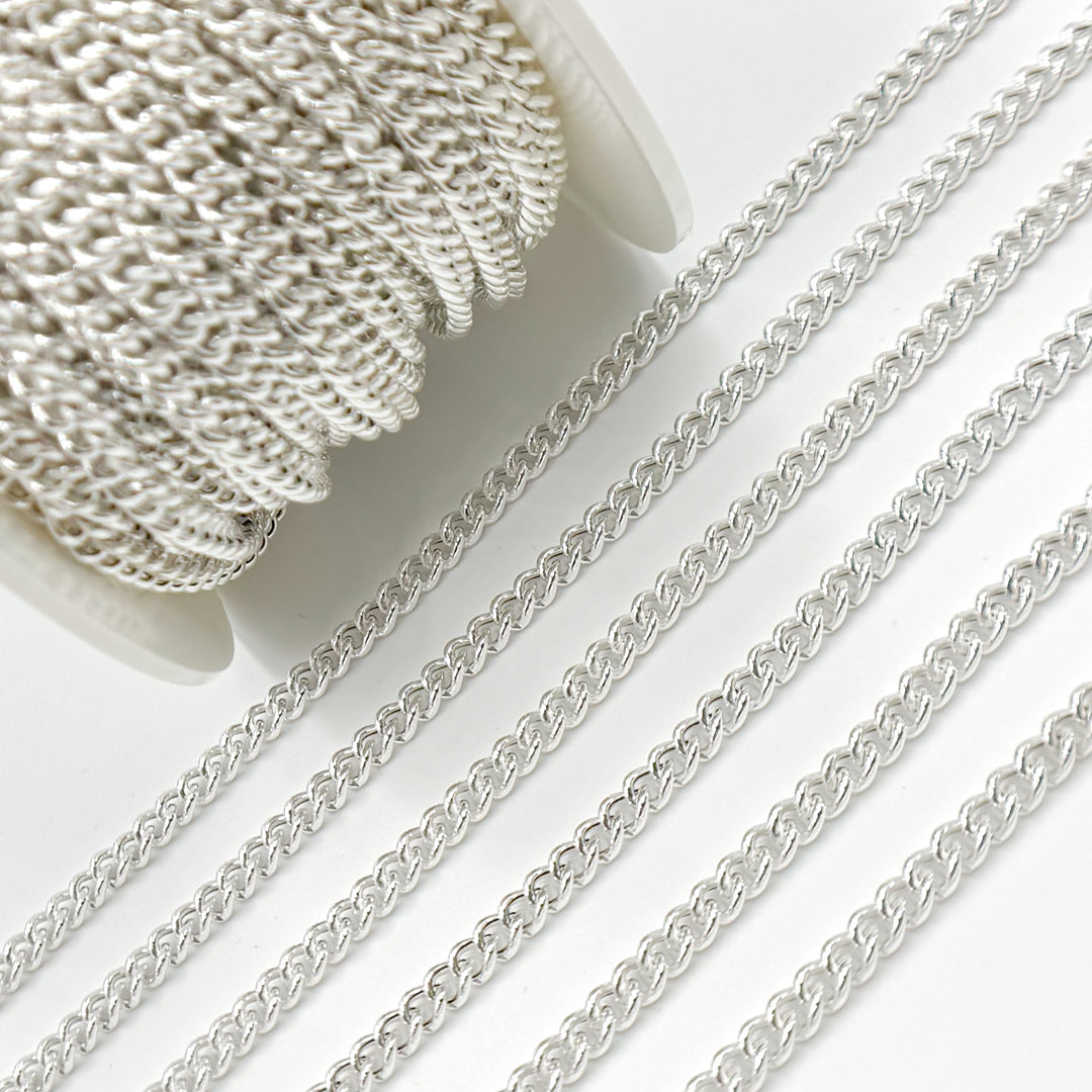 Y57SS. Sterling Silver Curb Chain