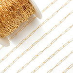 Load image into Gallery viewer, V313GF. 14K Gold Filled Diamond Cut Paperclip Chain