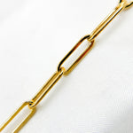 Load image into Gallery viewer, 14k Gold Filled Flat Paperclip Finished Necklace. 4002GF Necklace
