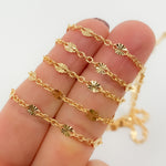 Load image into Gallery viewer, V302GF. 14k Gold Filled Cable and Diamond Cut Marina Link Chain