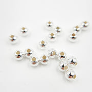 4MM Sterling Silver Seamless Beads