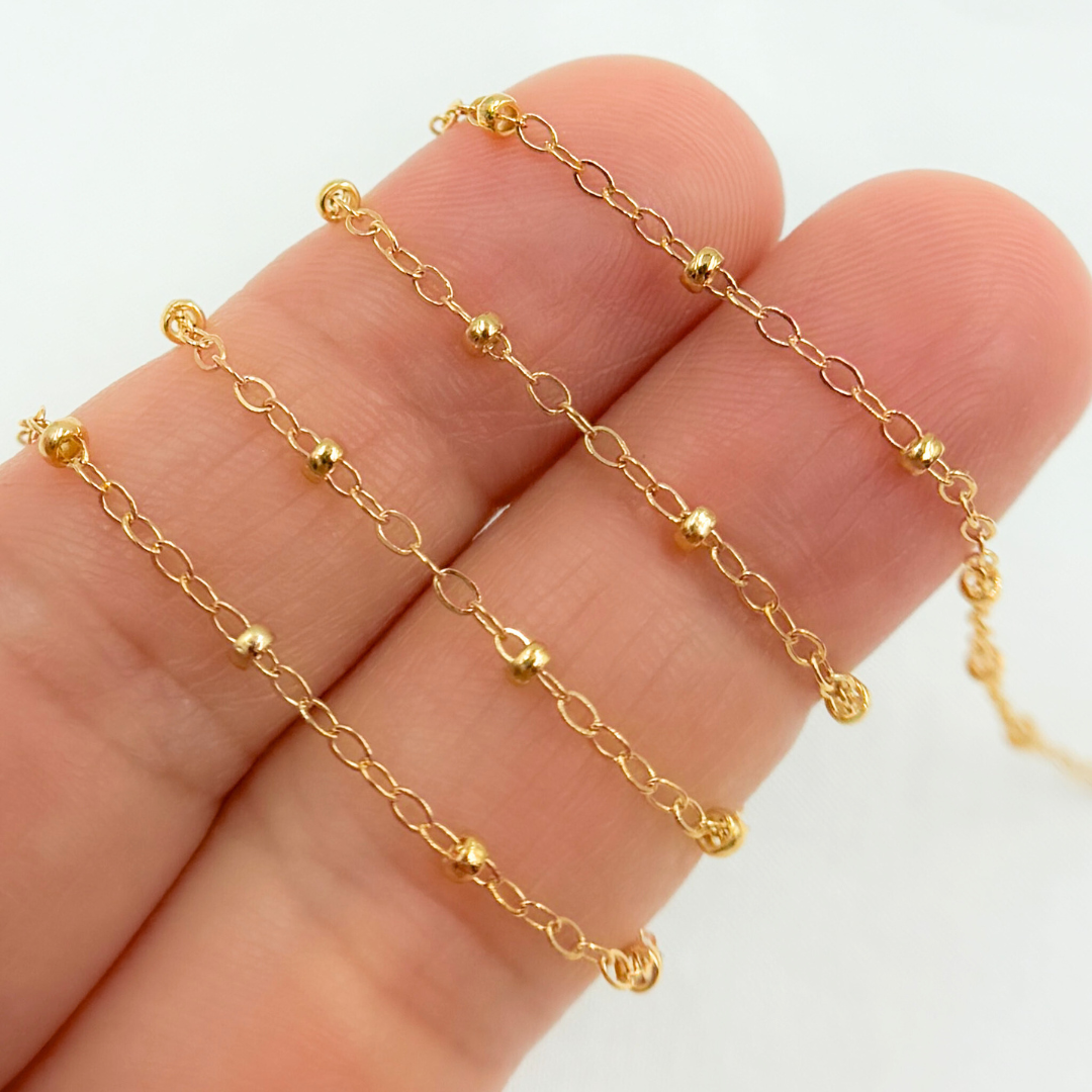 1200GF. 14k Gold Filled Satellite Chain