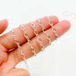 Load image into Gallery viewer, 274SS. Sterling Silver Oval and Infinity Link Chain