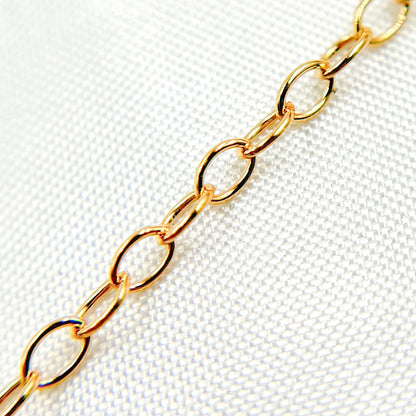 14K Gold-Filled Smooth Cable Chain