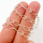 Load image into Gallery viewer, 720SS. Sterling Silver Smooth Oval Link Chain
