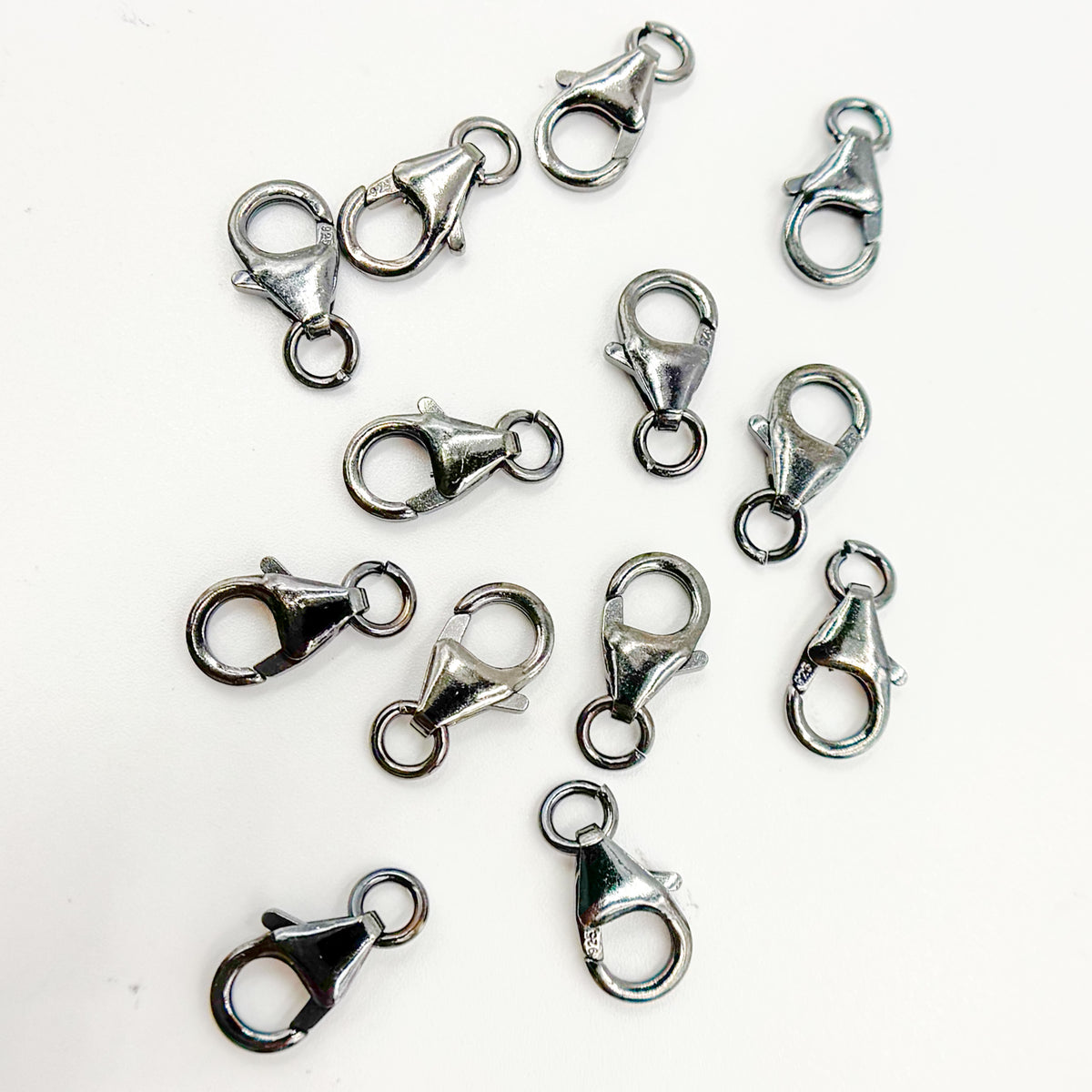 12MM Black Rhodium Trigger Clasp