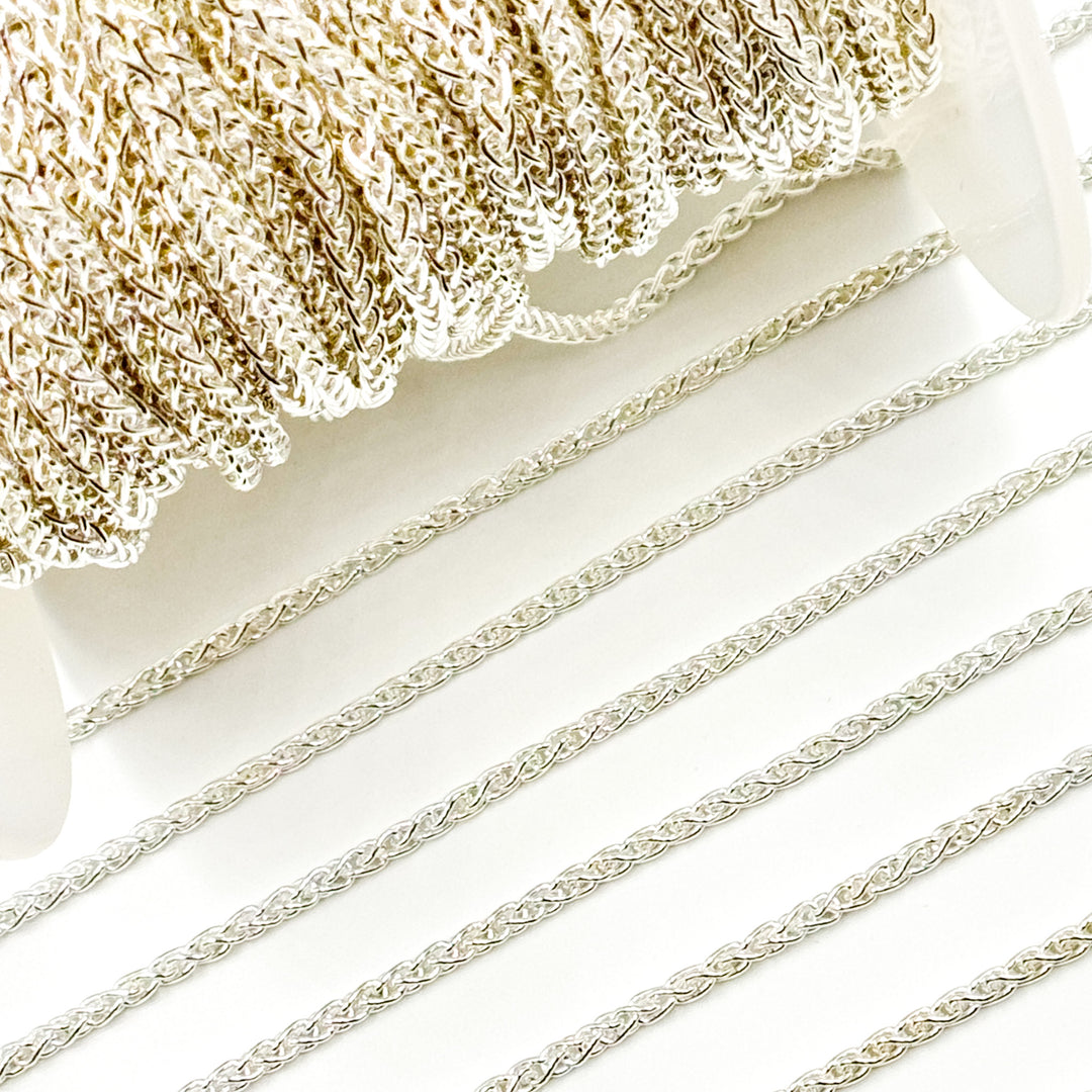 Buy Now 925 Sterling Silver Wheat Chain