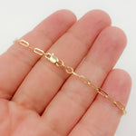 Load image into Gallery viewer, 060FVACLL3Bracelet. 14K Solid Gold Paperclip Bracelet