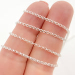 Load image into Gallery viewer, Z21SS. Sterling Silver Wheat Chain
