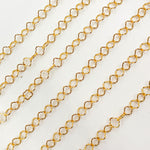 Load image into Gallery viewer, V277GF. 14K Gold Filled Clover Link Chain
