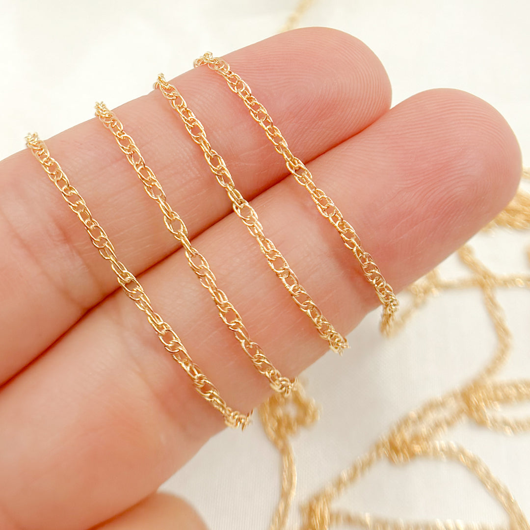 10RGF. 14K Gold Filled Rope Chain