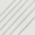 Load image into Gallery viewer, V60SS. Sterling silver Curb Link Chain
