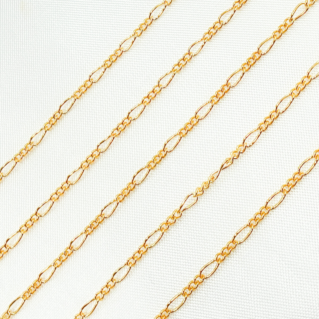 1631CGF. 14k Gold Filled Figaro Chain.