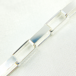 Load image into Gallery viewer, V42SS. Sterling Silver Flat Box Link Chain