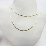 Load image into Gallery viewer, 14k Solid Gold Flat Marina Link Chain
