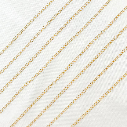 14K Gold Filled Cable Chain