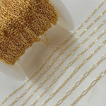 Load image into Gallery viewer, 173GF. 14K Gold Filled Long &amp; Short Link Chain
