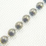 Load image into Gallery viewer, V112BR. Black Rhodium 925 Sterling Silver Ball Chain
