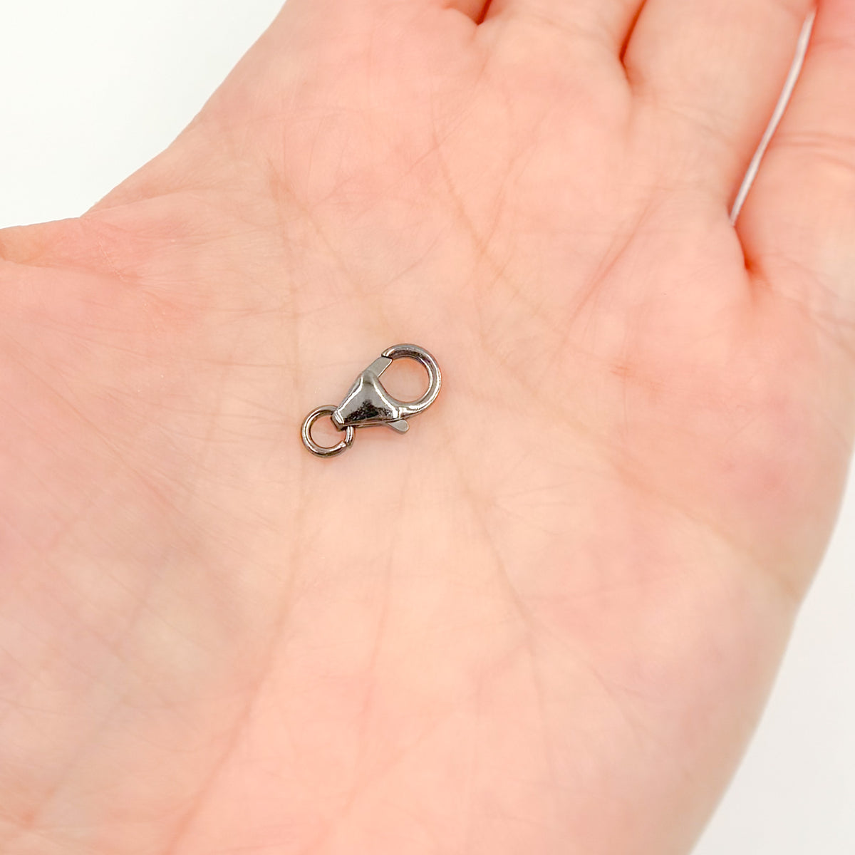12MM Black Rhodium Trigger Clasp
