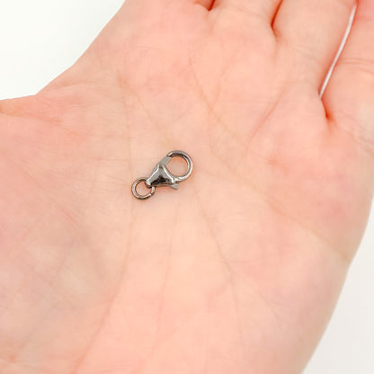 12MM Black Rhodium Trigger Clasp