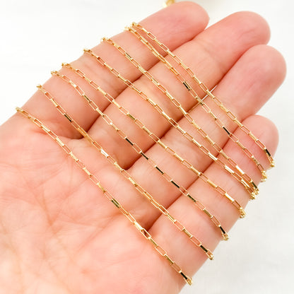14k Gold Filled Box Link Chain