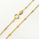 Load image into Gallery viewer, 024G53T2. 14K Solid Gold Satellite Chain
