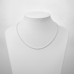 Load image into Gallery viewer, 200CPBBWG. 14K Solid White Gold Ball Necklace