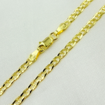 Load image into Gallery viewer, 058FLP1FGT2A9L001. 14k Solid Gold Flat Marina Link Chain
