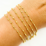 Load image into Gallery viewer, Gold Pyrite Gold Plated Wire Chain
