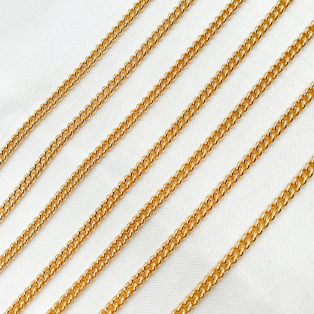 63GF. 14K Gold Filled Curb Chain