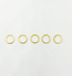 Load image into Gallery viewer, BS1-GP. Sterling Silver Gold Plated Circle Connector 10mm
