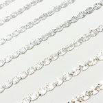 Load image into Gallery viewer, Z120SS. Sterling Silver Textured Marina Chain