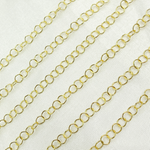 Load image into Gallery viewer, 040R17byFt. 14k Solid Gold Smooth Round Link Chain
