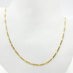Load image into Gallery viewer, 050GA3BGT2A9L001. 14K Solid Gold Figaro Chain