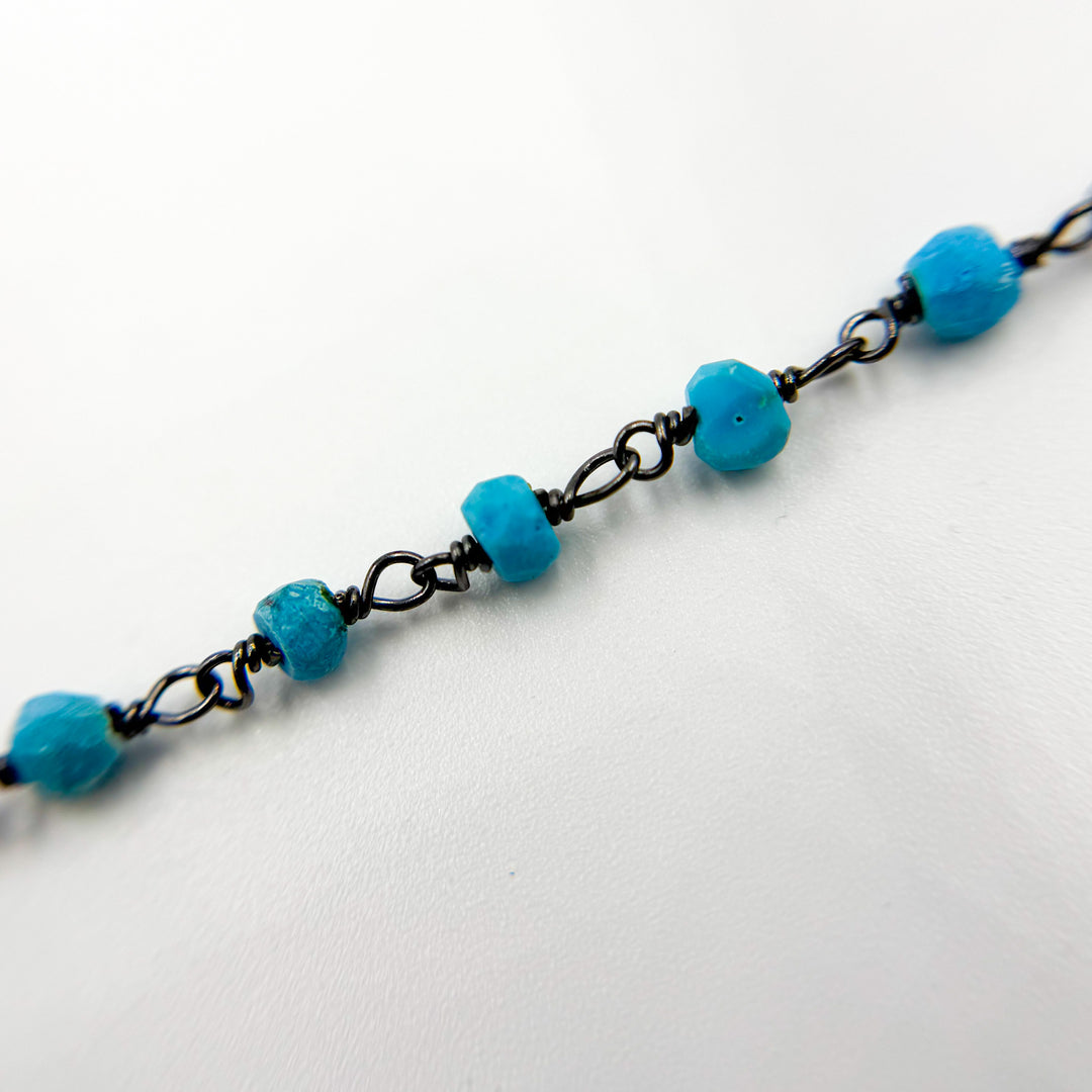 Black Rhodium 925 Sterling Silver Wire Chain