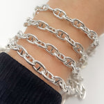 Load image into Gallery viewer, V81SS. Sterling Silver Marina Chain
