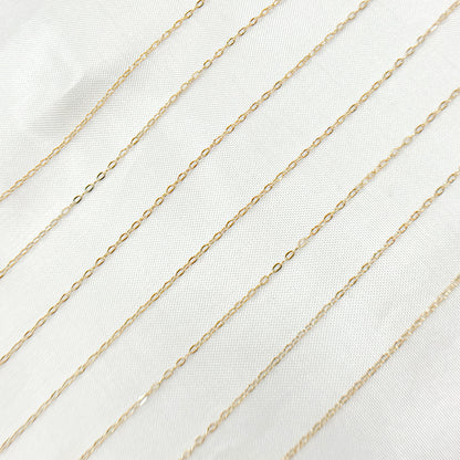 14K Gold Filled Cable Chain