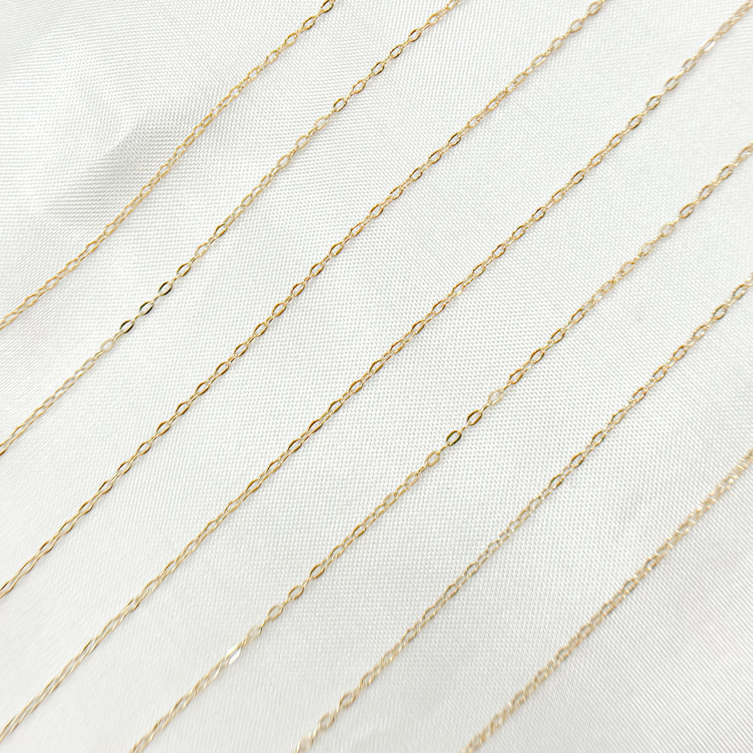 1025DRF. 14K Gold Filled Cable Chain