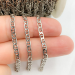 Load image into Gallery viewer, Oxidized 925 Sterling Silver Marina Chain. Y65OX
