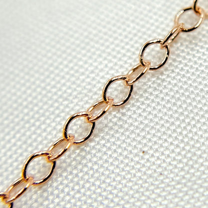 Rose Gold-Filled Smooth Cable Chain