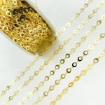 Load image into Gallery viewer, V20GP. Gold Plated 925 Sterling Silver Circle Link Chain